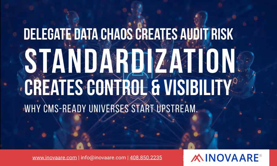 Health plan approach to standardizing delegate data for CMS audit readiness